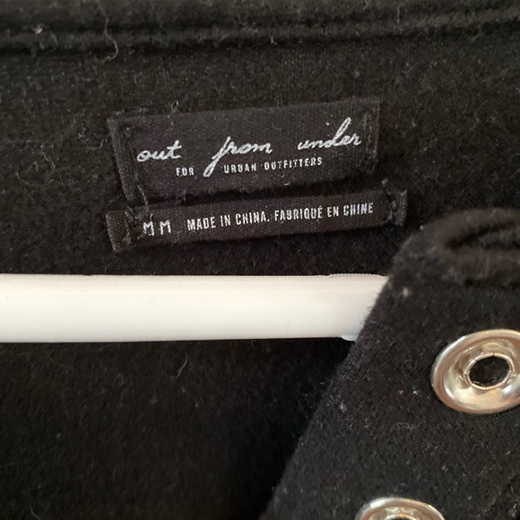 Urban outfitters black Henley long sleeve - Picture 2 of 2